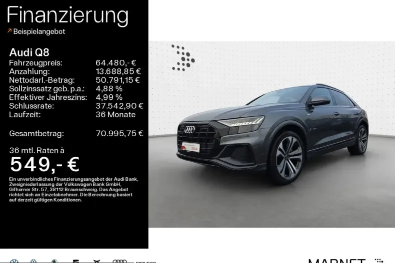 Audi Q8 din 2023 cu 84.336 km - oferta AUD207480 - foto 1