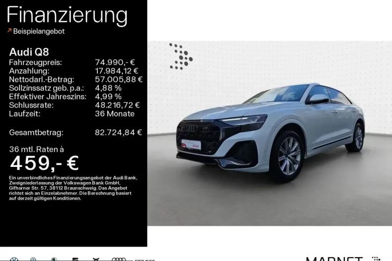 Audi Q8 din 2025 cu 13.888 km - oferta AUD207483 - foto 1
