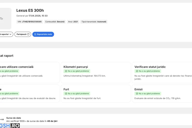 Lexus Seria ES din 2021 cu 164.278 km - oferta LEX208468 - foto 12