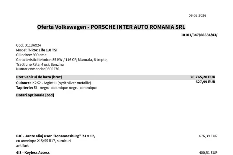 Volkswagen T-Roc din 2026 cu 1 km - oferta VOL208916 - foto 10
