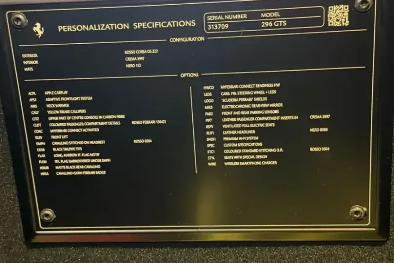 Ferrari 296 GTS din 2025 cu 6.800 km - oferta FER209497 - foto 14