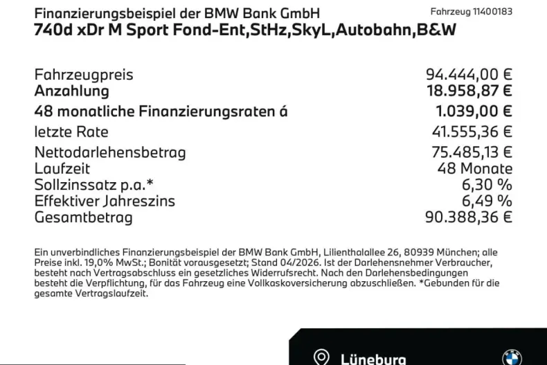 BMW 740 (Seria 7) din 2025 cu 14.384 km - oferta BMW209896 - foto 2
