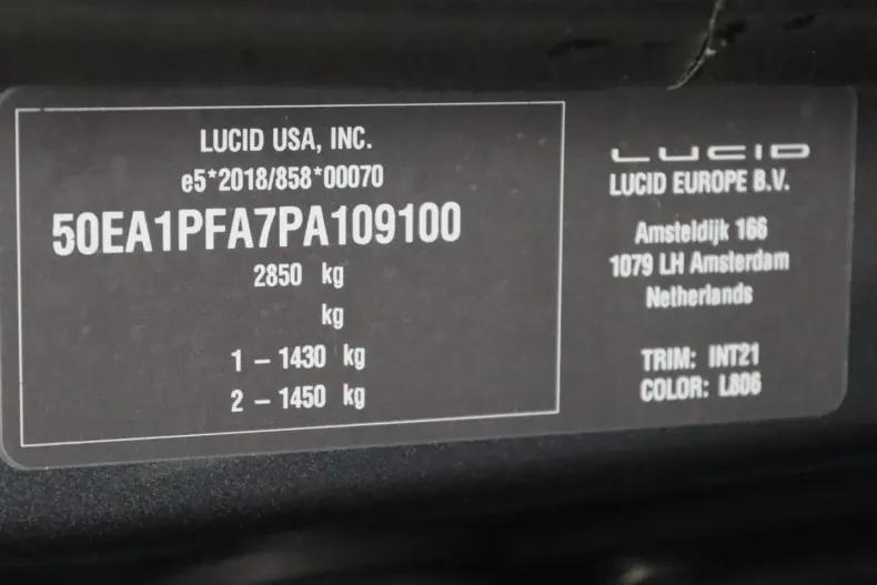 Lucid Air din 2024 cu 11.500 km - oferta LUC210033 - foto 17