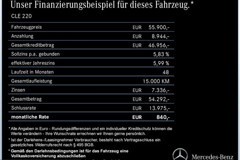 Mercedes-Benz CLE 220 (Clasa CLE) din 2025 cu 29.023 km - oferta MER210640 - foto 21