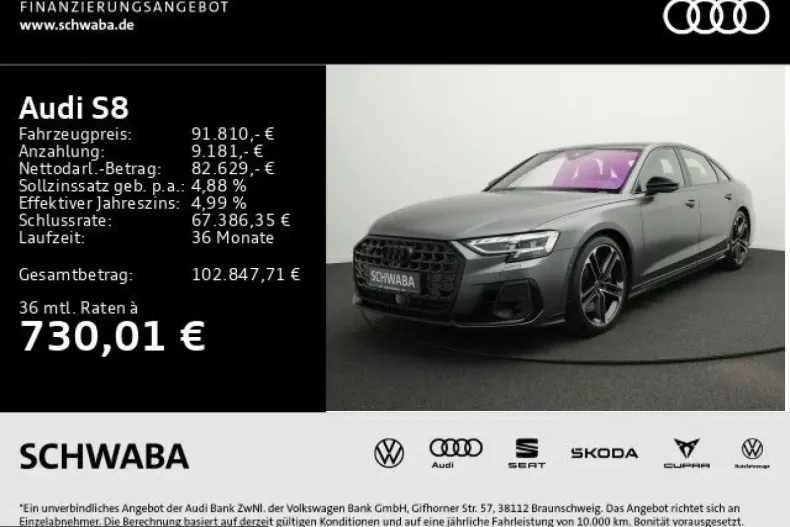 Audi S8 din 2024 cu 43.000 km - oferta AUD211457 - foto 2
