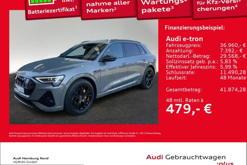 Audi e-tron din 2022 cu 76.278 km - oferta AUD211460 - foto 1