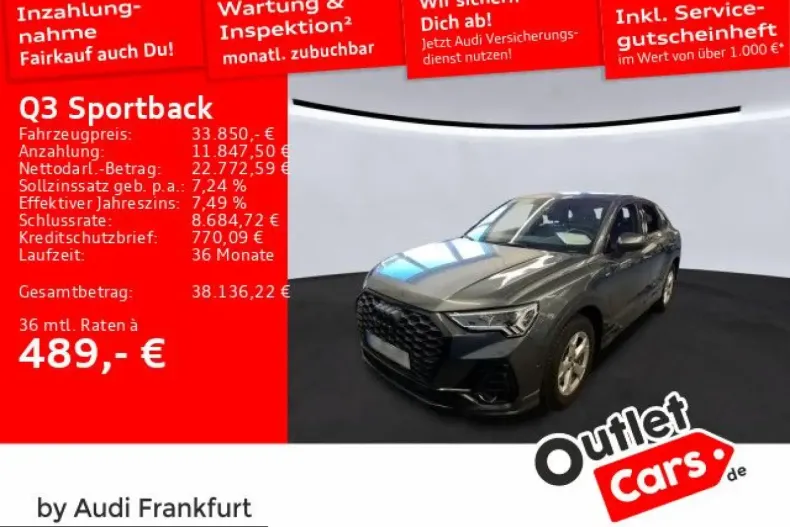 Audi Q3 din 2022 cu 74.849 km - oferta AUD211461 - foto 1