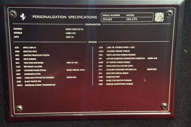 Ferrari 296 GTS din 2023 cu 7.600 km - oferta FER211969 - foto 26