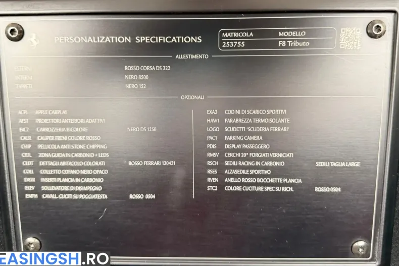 Ferrari F8 din 2022 cu 9.500 km - oferta FER213691 - foto 42