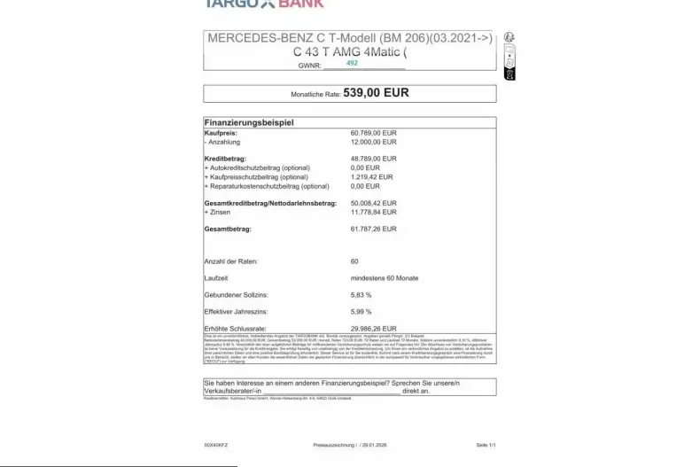 Mercedes-Benz C 43 AMG (Clasa C) din 2024 cu 14.535 km - oferta MER216478 - foto 20