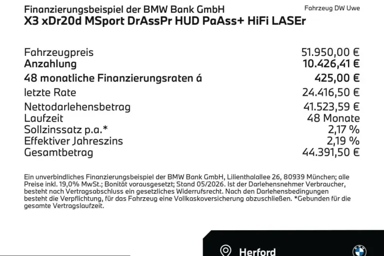 BMW X3 (Seria X) din 2024 cu 19.990 km - oferta BMW218561 - foto 4