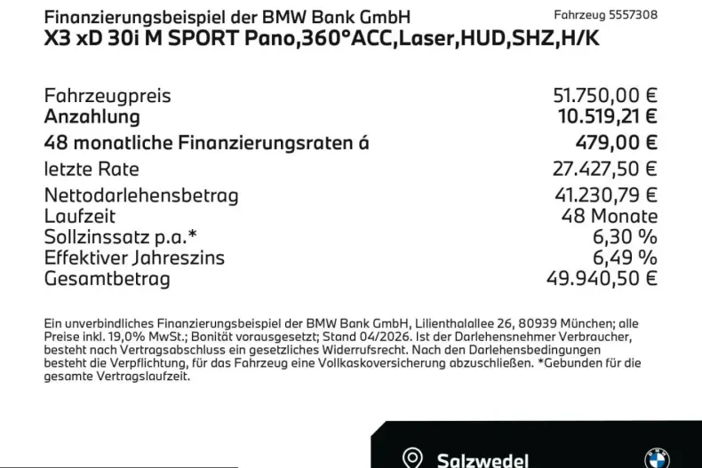 BMW X3 (Seria X) din 2024 cu 13.130 km - oferta BMW218586 - foto 2