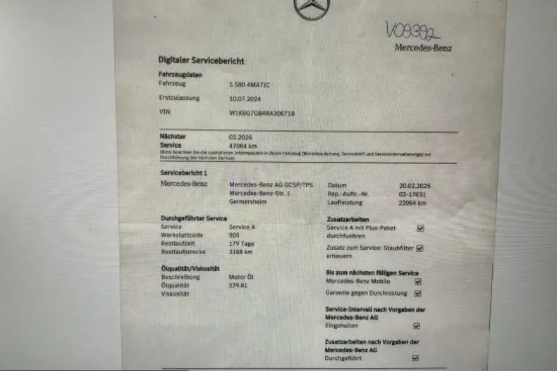 Mercedes-Benz S 580 (Clasa S) din 2024 cu 59.459 km - oferta MER218697 - foto 25