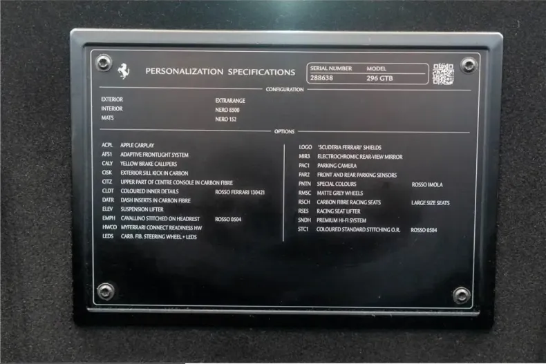 Ferrari 296 GTB din 2022 cu 11.614 km - oferta FER219088 - foto 14