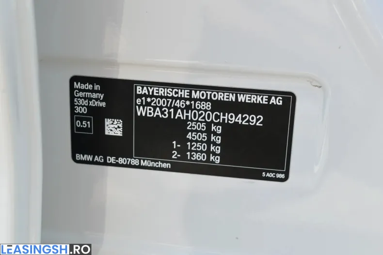 BMW 530d (Seria 5) din 2022 cu 69.763 km - oferta BMW219320 - foto 32