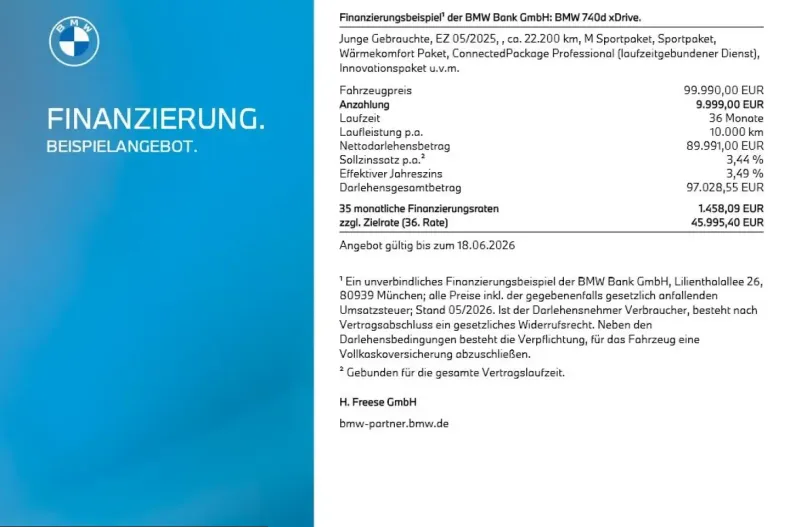 BMW 740 (Seria 7) din 2025 cu 22.253 km - oferta BMW221571 - foto 24