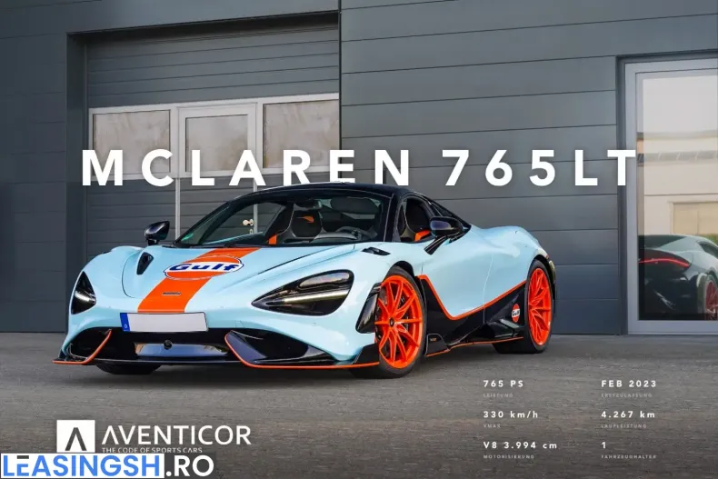 McLaren 765LT din 2023 cu 4.270 km - oferta MCL224264 - foto 1