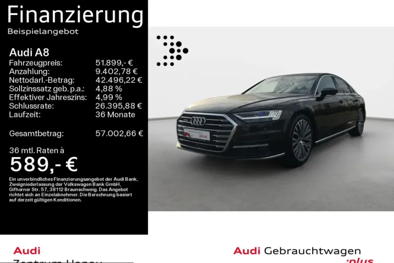 Audi A8 din 2022 cu 70.500 km - oferta AUD224688 - foto 1