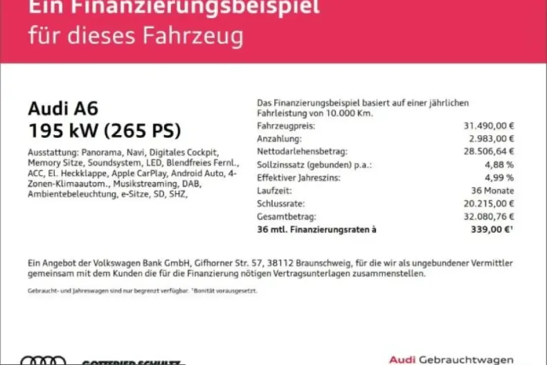 Audi A6 din 2022 cu 76.224 km - oferta AUD224697 - foto 2