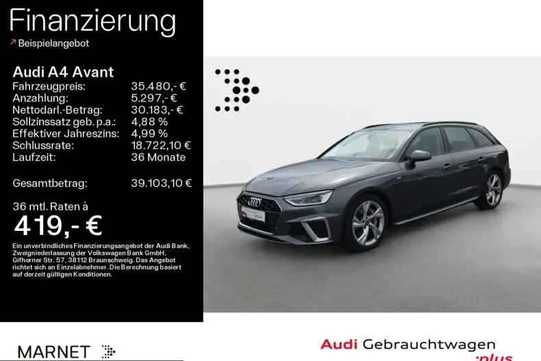 Audi A4 din 2022 cu 49.835 km - oferta AUD224793 - foto 1