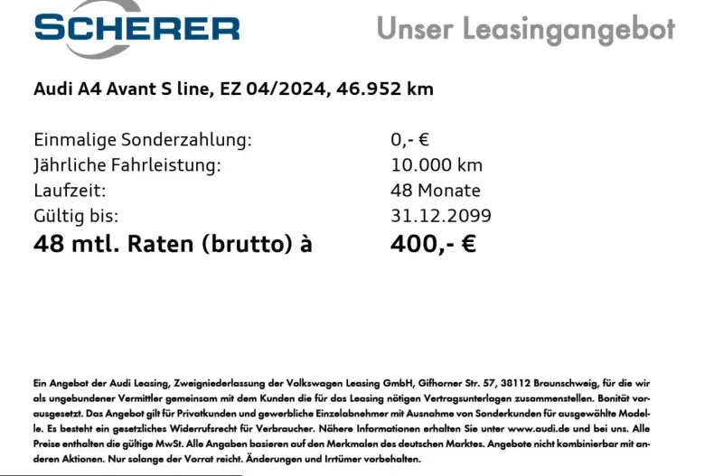 Audi A4 din 2024 cu 46.952 km - oferta AUD224930 - foto 2