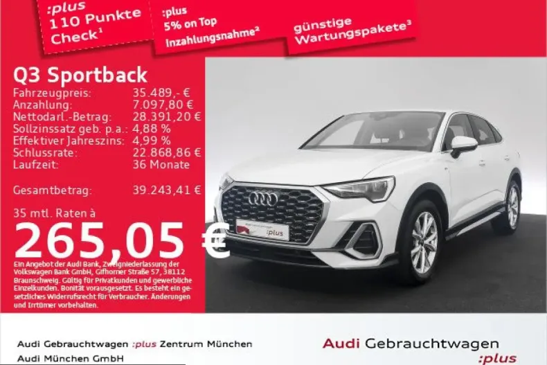 Audi Q3 din 2023 cu 39.037 km - oferta AUD224947 - foto 1