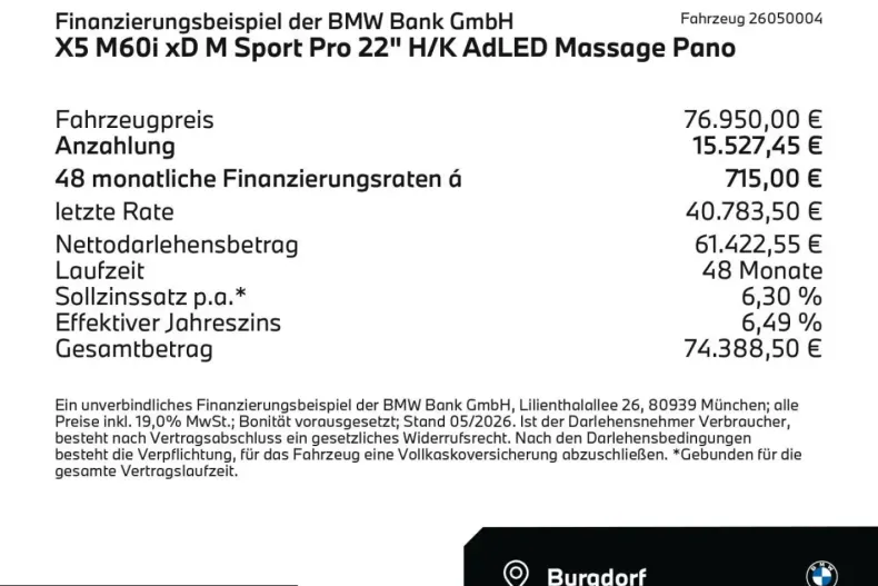 BMW X5 (Seria X) din 2024 cu 50.262 km - oferta BMW225233 - foto 2