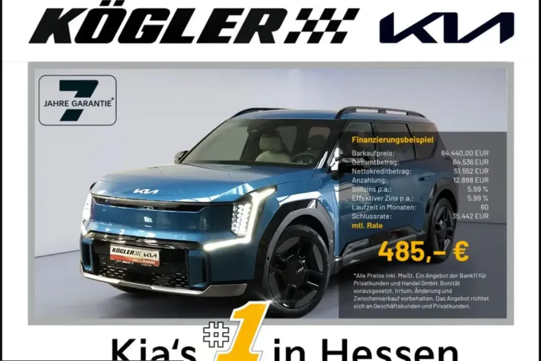 Kia EV9 din 2025 cu 22.500 km - oferta KIA225504 - foto 2