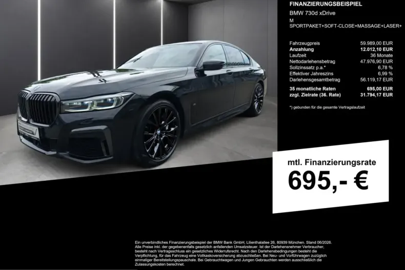 BMW 730 (Seria 7) din 2022 cu 77.074 km - oferta BMW226326 - foto 2