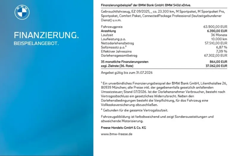 BMW 540 (Seria 5) din 2025 cu 23.386 km - oferta BMW226382 - foto 11
