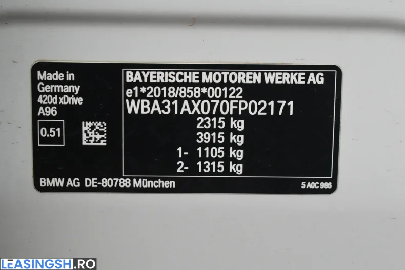 BMW 420d (Seria 4) din 2022 cu 121.688 km - oferta BMW226556 - foto 6