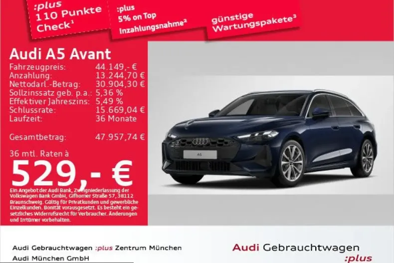 Audi A5 din 2025 cu 13.394 km - oferta AUD227058 - foto 1