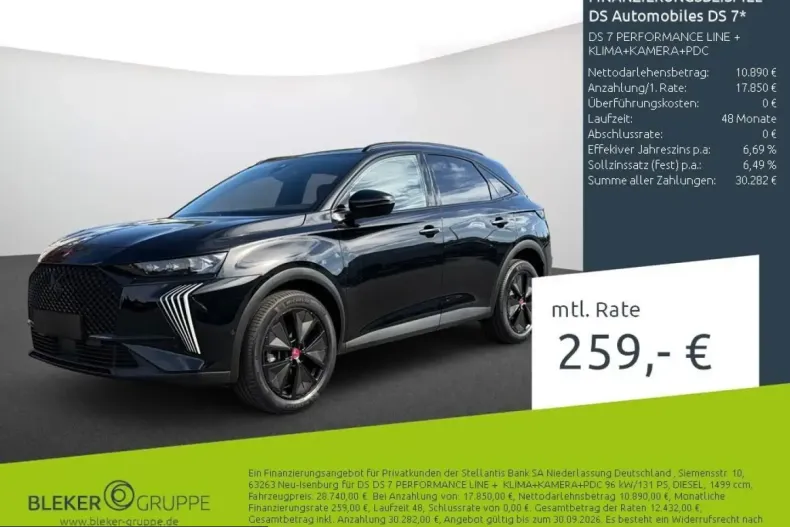 DS Automobiles DS 7 Crossback din 2024 cu 10.405 km - oferta DSA228513 - foto 1