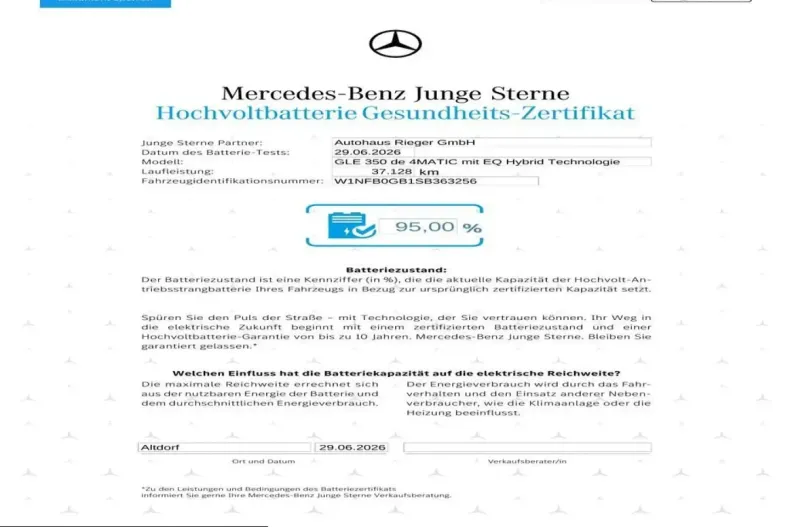 Mercedes-Benz GLE 350 (Clasa GLE) din 2025 cu 37.128 km - oferta MER229107 - foto 11
