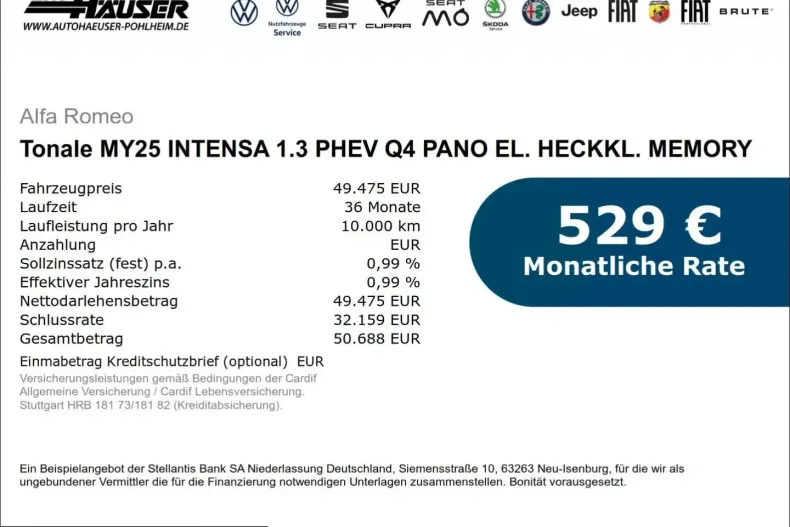 Alfa Romeo Tonale din 2025 cu 6.000 km - oferta ALF229142 - foto 2