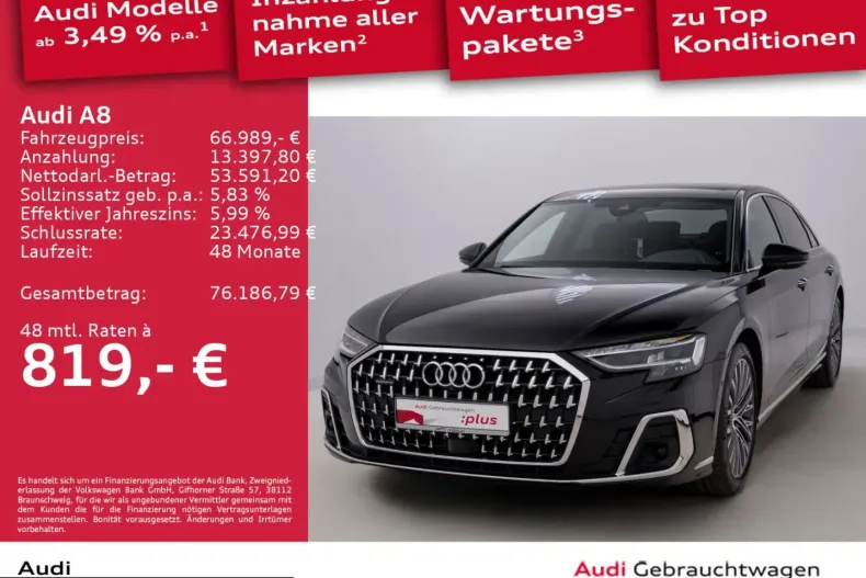 Audi A8 din 2023 cu 61.355 km - oferta AUD229173 - foto 2
