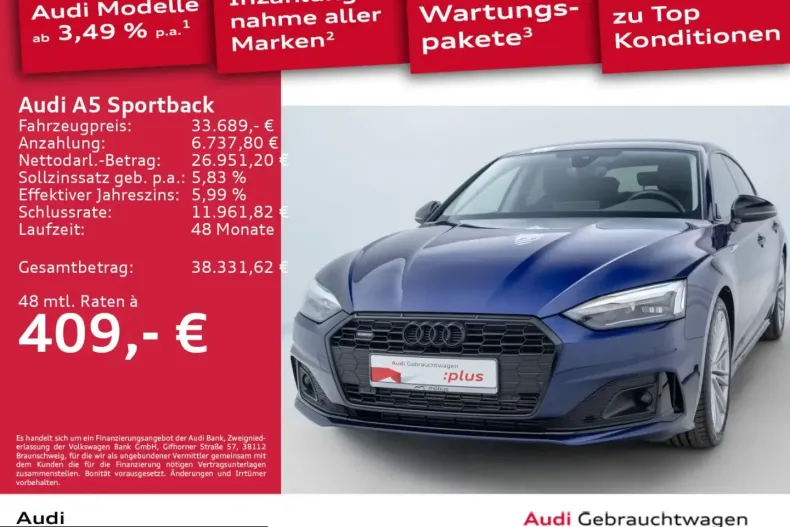 Audi A5 din 2022 cu 59.563 km - oferta AUD229174 - foto 2