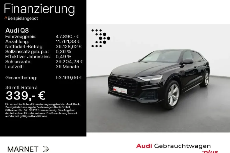 Audi Q8 din 2022 cu 78.809 km - oferta AUD229247 - foto 1