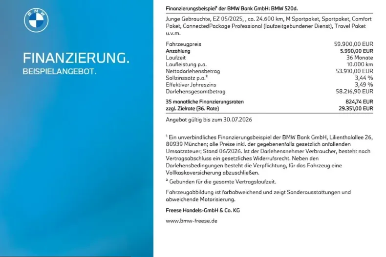 BMW 520 (Seria 5) din 2025 cu 24.657 km - oferta BMW229708 - foto 12
