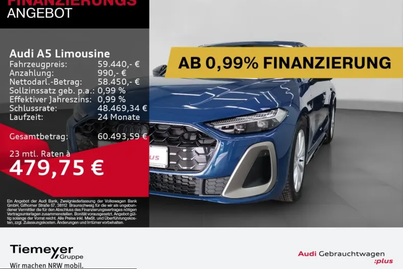 Audi A5 din 2025 cu 8.133 km - oferta AUD230181 - foto 1
