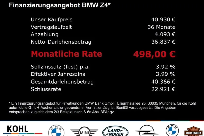 BMW Z4 (Seria Z) din 2025 cu 10.851 km - oferta BMW232205 - foto 7
