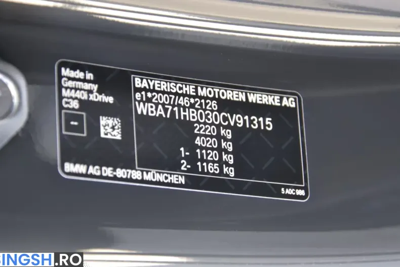 BMW M440 (Seria 4) din 2025 cu 8.550 km - oferta BMW233523 - foto 23