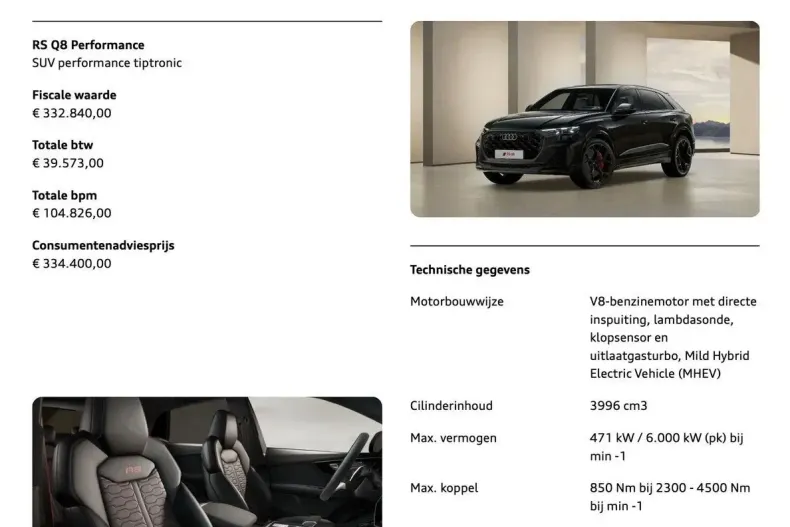 Audi RSQ8 din 2025 cu 24.985 km - oferta AUD235170 - foto 5