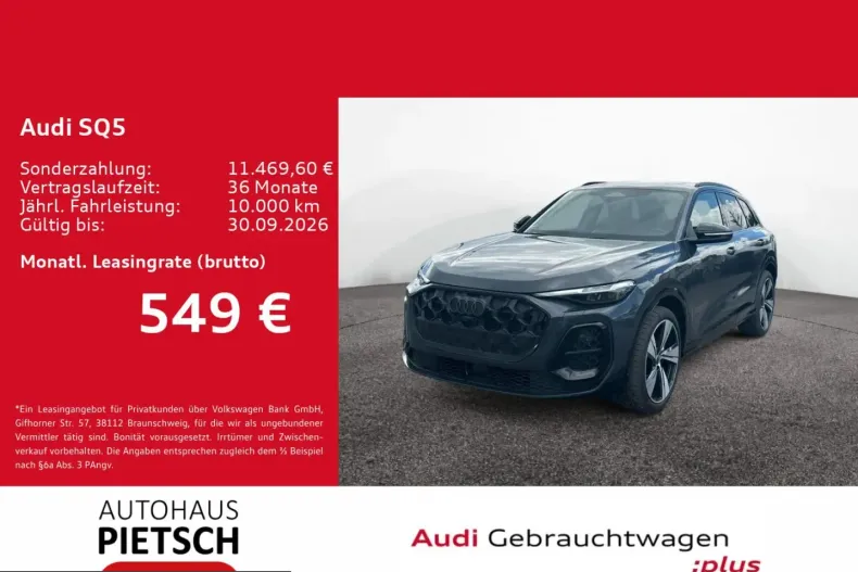 Audi SQ5 din 2025 cu 6.950 km - oferta AUD237552 - foto 2