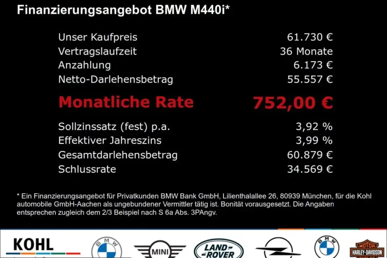 BMW M440 (Seria 4) din 2025 cu 13.008 km - oferta BMW239050 - foto 8