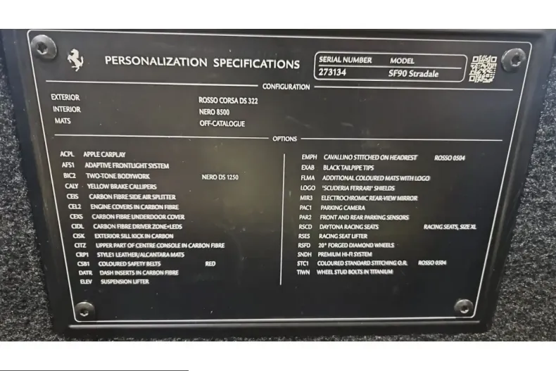 Ferrari SF90 din 2022 cu 3.800 km - oferta FER241068 - foto 19