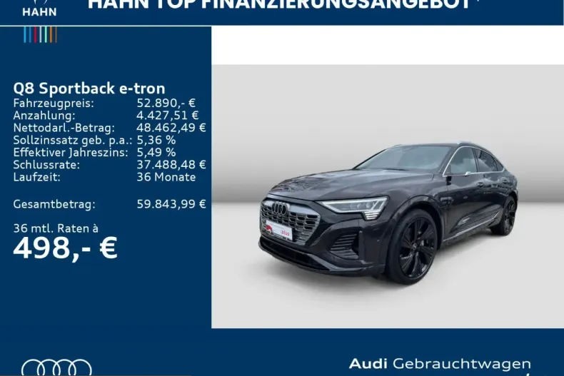 Audi Q8 e-tron din 2023 cu 20.087 km - oferta AUD241517 - foto 2