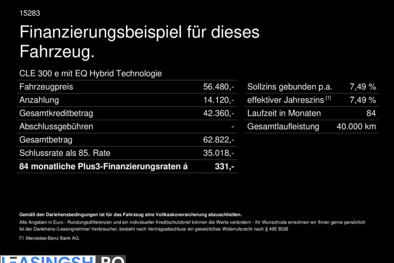 Mercedes-Benz CLE 300 (Clasa CLE) din 2025 cu 34.690 km - oferta MER241678 - foto 19