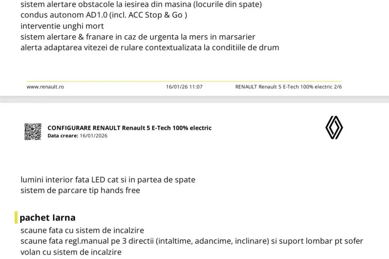 Renault 5 din 2025 cu 683 km - oferta REN242220 - foto 26