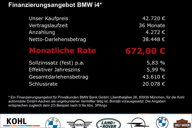 BMW i4 (Seria 4) din 2024 cu 21.853 km - oferta BMW243212 - foto 8